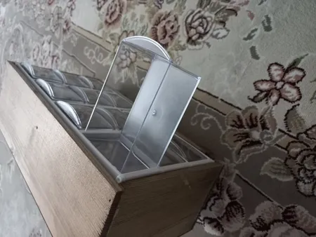 جای ادویه مدل چوبی کشویی کد JA03