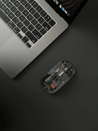 ماوس بی سیم گرین لاین مدل Transparent Mouse 2