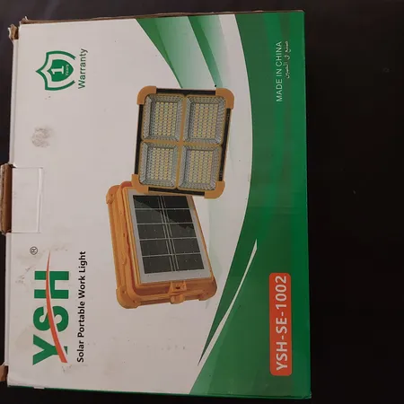 نورافکن دستی مدل سولار خورشیدی IP66 کد 100X