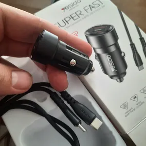 تجریه خرید شارژر فندکی 60 وات یسیدو مدل Y55 به همراه کابل USB-C