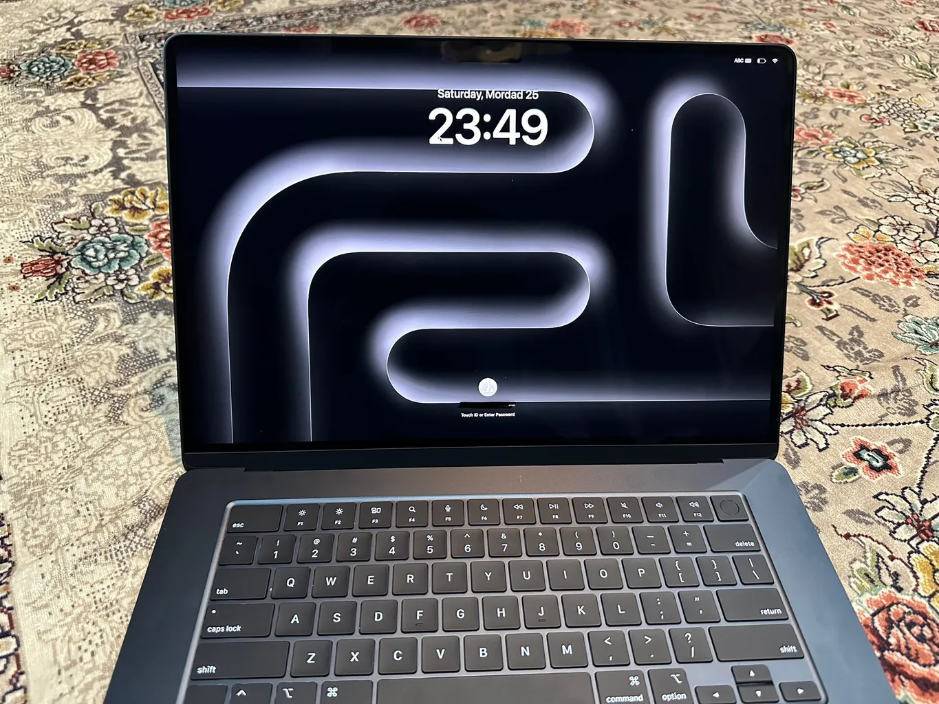 لپ تاپ 15.3 اینچی اپل مدل MacBook Air MW1L3 2025 LLA-M4-16GB Ram-256GB SSD