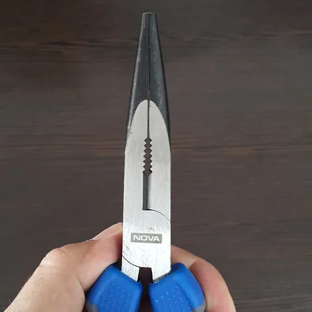 انبر دم باریک نووا مدل NTP-8009 سایز 8 اینچ