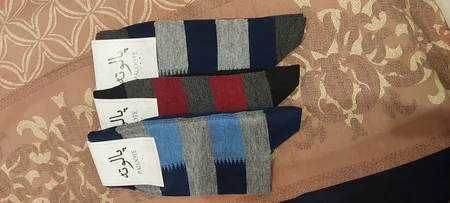 جوراب ساق بلند مردانه پالوته مدل PLT-SHG-P55 مجموعه 3 عددی