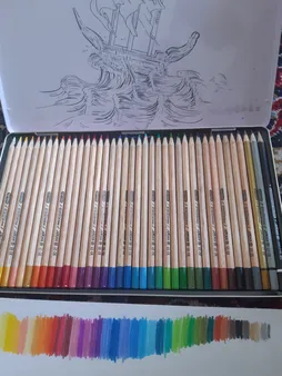 مداد رنگی 36+3 رنگ آریا مدل 3023