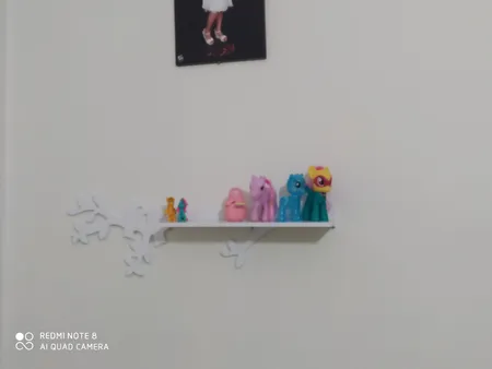 شلف دیواری طرح پرنده