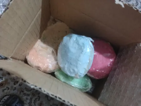 کوکتل پدیکور اور مدل دونات وزن 130 گرم بسته 6 عددی