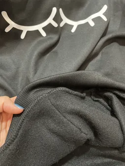 هودی زنانه طرح چشم کد 17099BW