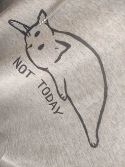 هودی زنانه طرح Not Today کد S361