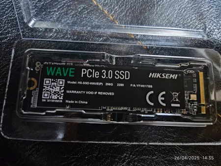اس اس دی اینترنال PCIe Gen3 x4 هایک سمی مدل WAVE P ظرفیت 256 گیگابایت