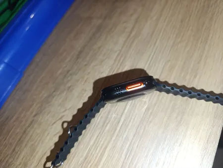 ساعت هوشمند 49 میلی متری کیکویر مدل kw23 ultra3 با بند سیلیکونی