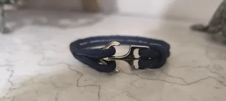 دستبند مردانه مدل پاراکورد لنگر کد 5530