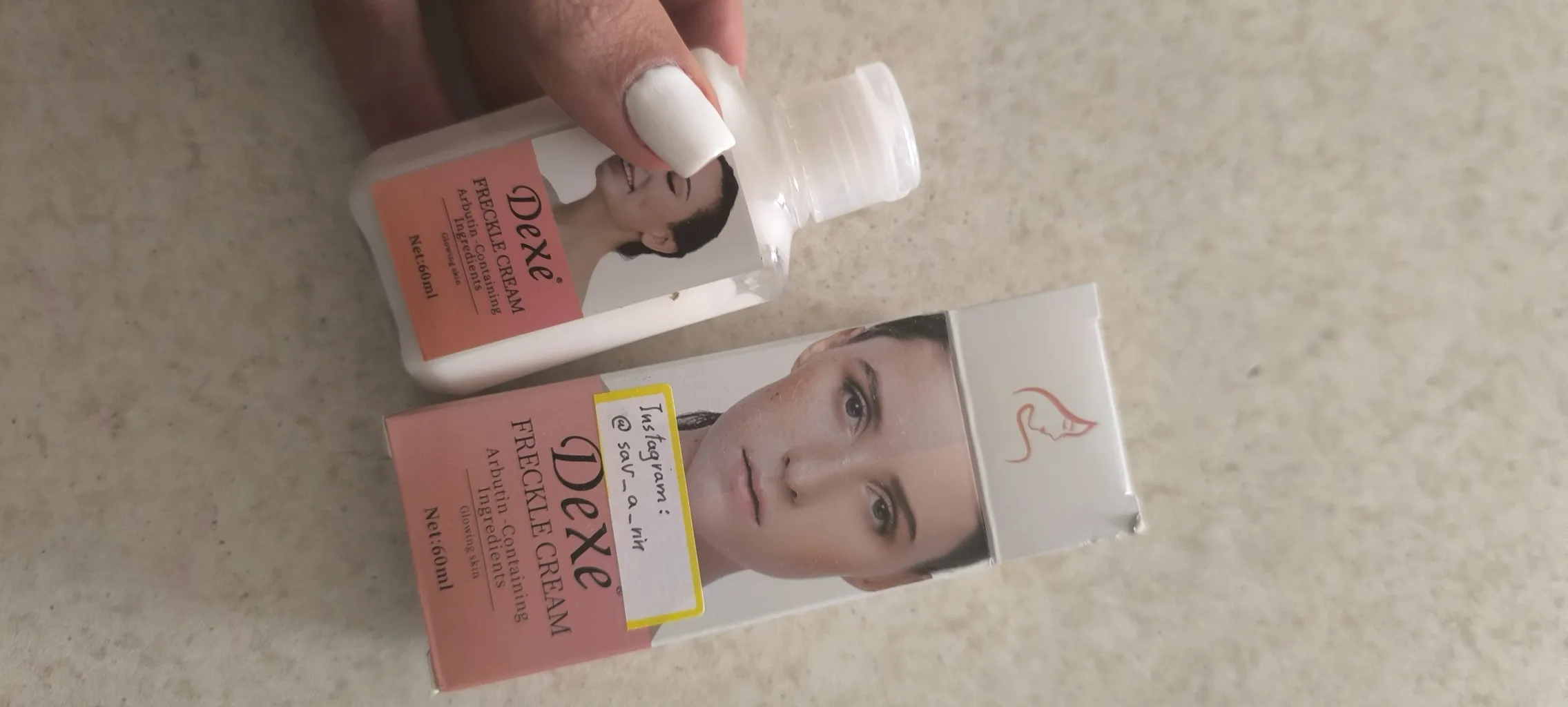 کرم ضد لک دکسی مدل آربیوتین وزن 60 گرم