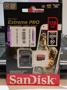 تجریه خرید کارت حافظه microSDXC سن دیسک مدل Extreme PRO کلاس A2 استاندارد UHS-I U3 سرعت 200MBs ظرفیت 128 گیگابایت