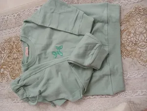 تجریه خرید ست تیشرت آستین بلند و شلوار بچگانه مون‌سا مدل 4050 رنگ سبز