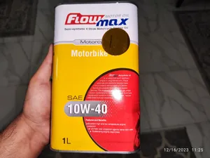 تجریه خرید روغن موتور سیکلت فلومكس مدل Motorbike SAE 10W40 حجم 1 لیتر