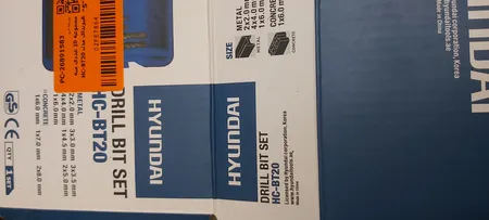 مجموعه 20 عددی مته هیوندای مدل HC-BT20