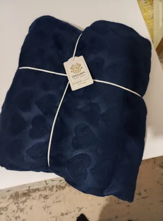 پتو مسافرتی یک نفره کوکو جم مدل رافائل طرح قلبی سایز 200x160 سانتی‌متر