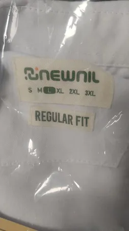 پیراهن آستین بلند مردانه نیو نیل مدل B5086 رنگ سفید