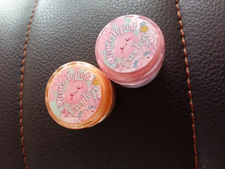 پودر رنگ اسلایم تپلی مدل Pin