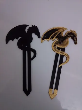 نشانگر کتاب مدل اژدها بسته 2 عددی