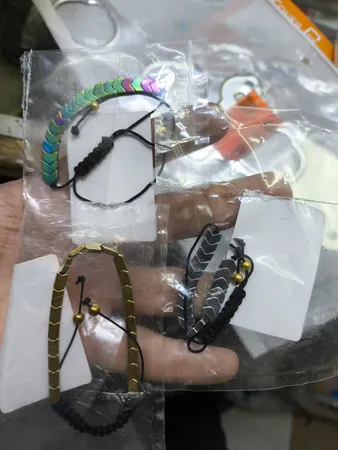 دستبند بچگانه مدل به هم پیوسته طرح فلش