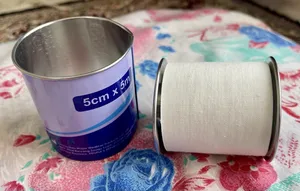 تجریه خرید چسب پارچه ای مدل زینک اکساید کد 02