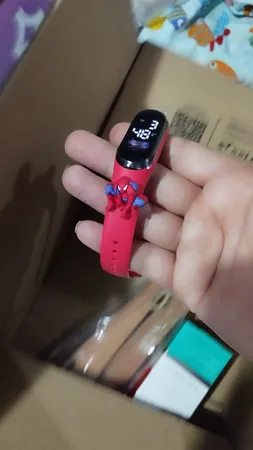 ساعت مچی دیجیتال بچگانه مدل ضد آب لمسی طرح مرد عنکبوتی آرتیست کد W S S 99