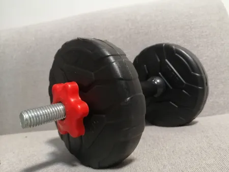 دمبل رادیس فیت مدل DVP-2-1000 وزن 2 کیلوگرم بسته 2 عددی