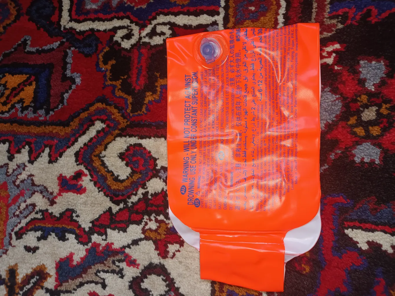 بازوبند شنا اینتکس مدل in-6-12 مجموعه 2 عددی