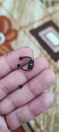 پیرسینگ مدل فیک بینی آهنربایی