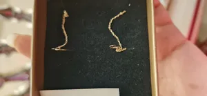 تجریه خرید گوشواره طلا 18 عیار ماهک مدل ME0562 طرح نت سل موسیقی