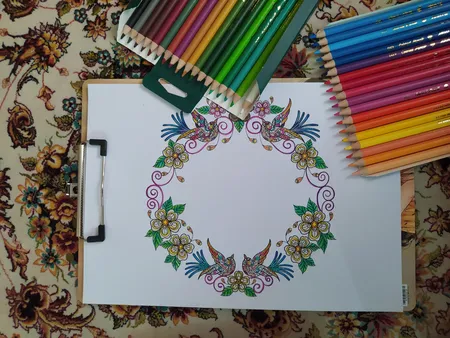 مداد رنگی 36 رنگ آریا مدل 3603