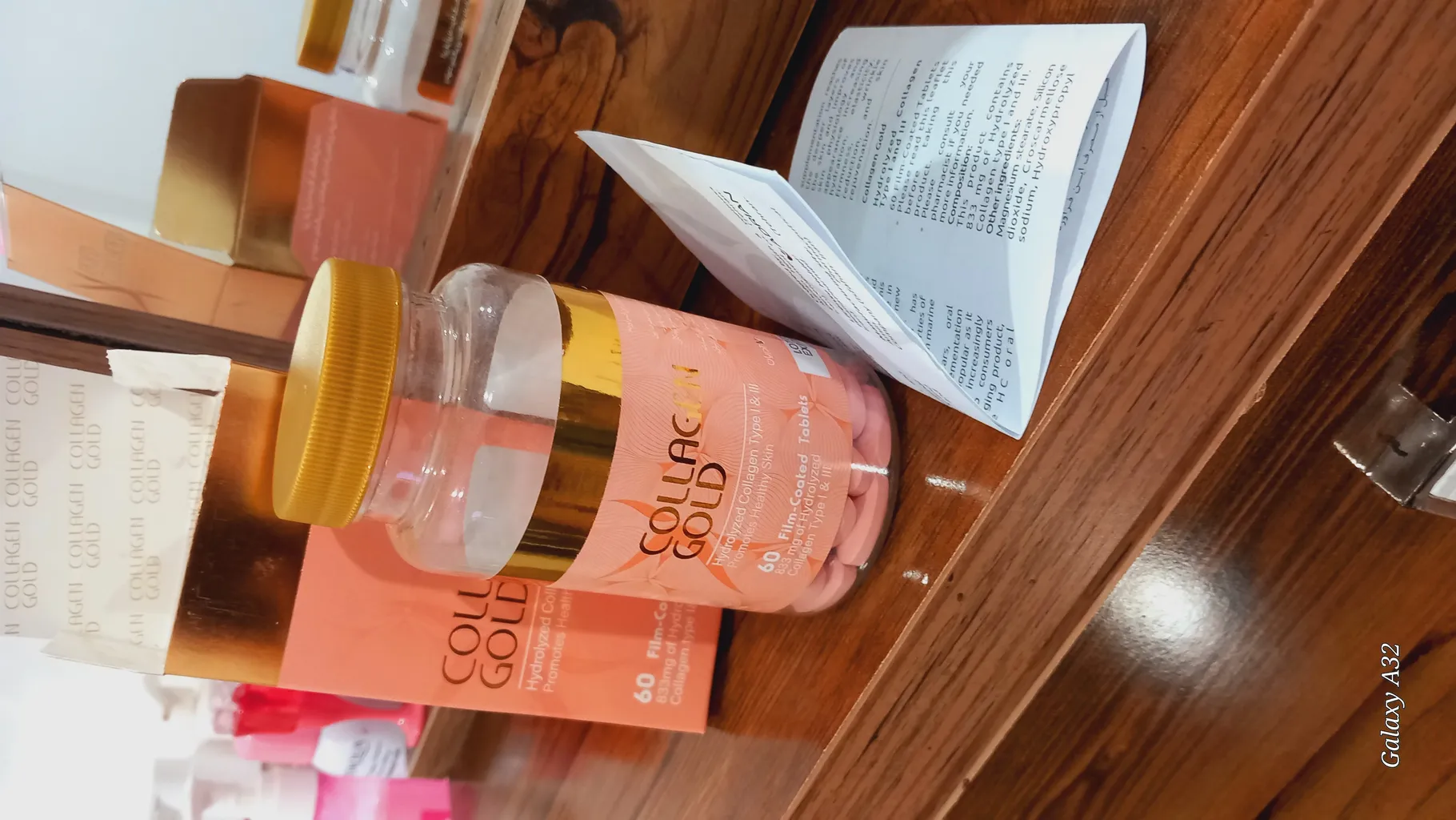 قرص کلاژن گلد آدریان بسته 60 عددی