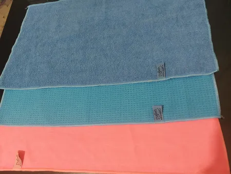 دستمال میکروفایبر ناژه مدل AL بسته 3 عددی