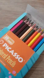 مداد رنگی 12 رنگ پیکاسو مدل superb writer