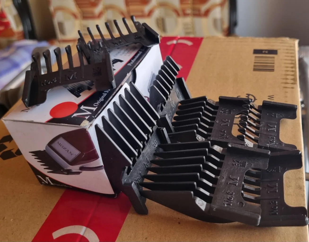 شانه ماشین اصلاح موزر مدل KFT43 مجموعه 8 عددی