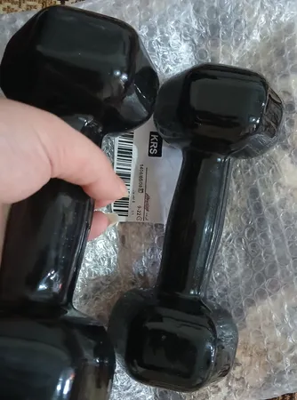 دمبل مدل روکش‌دار وزن 3 کیلوگرمی بسته دو عددی