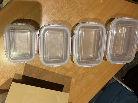 ظرف نگهدارنده شیشه و بلور اصفهان مدل مارینا مجموعه 4 عددی