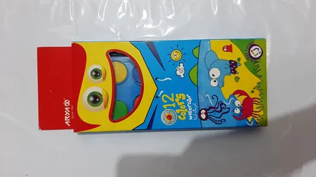 آبرنگ 12 رنگ آریا کد 2-5009