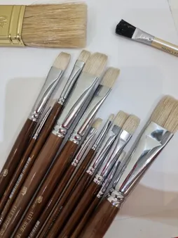 قلم مو تخت پارس آرت کد 1111 مجموعه 11 عددی