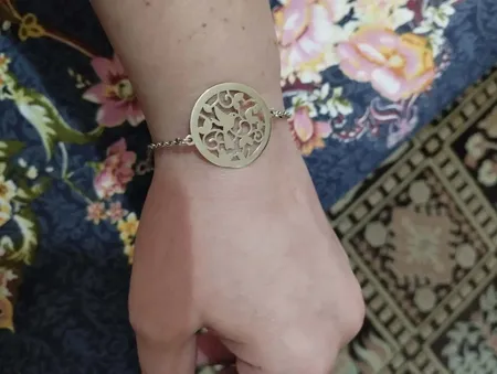 پابند نقره زنانه مدل مرغ آمین