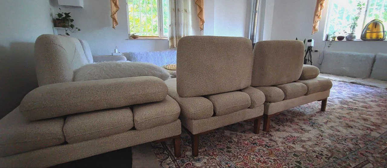 مبل تختخواب شو هفت نفره گروه صنعتی آراز مدل ال پازلی