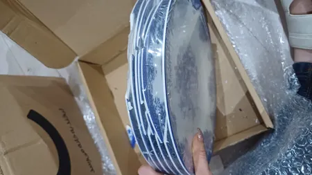 بشقاب غذاخوری چینی زرین ایران مدل ایتالیا  25 فلورانس درجه 3 بسته شش عددی