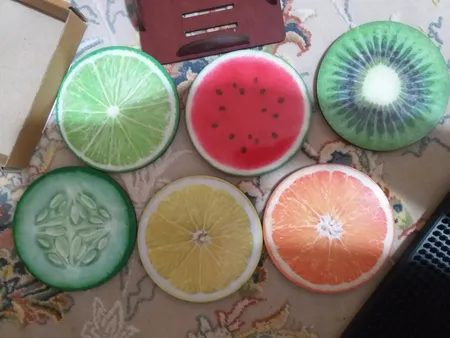 زیرلیوانی ژیوار طرح Fruits