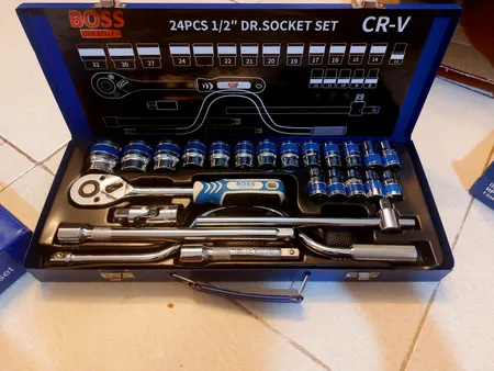 آچار بکس باس مدل Cr-v مجموعه 24 عددی