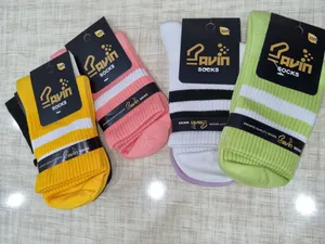 تجریه خرید جوراب ورزشی زنانه پاوین مدل دو خط مجموعه 6 عددی