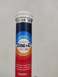 تجریه خرید قرص جوشان زینک و ویتامین سی گلوک ویت بسته 20 عددی