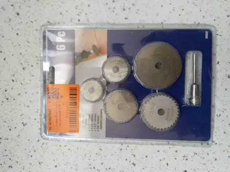 مجموعه 5 عددی صفحه فرز کد MS به همراه تبدیل سر دریل