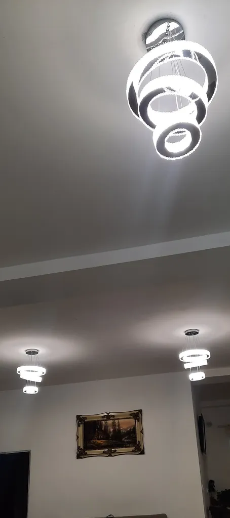 لوستر مدل سه حلقه مدرن