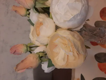 گل مصنوعی مدل دسته گل پیونی PIYONI11